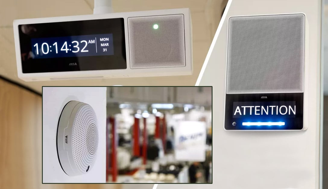 Axis networked audio smart speakers