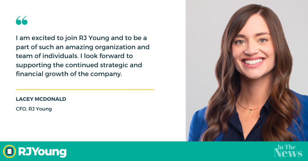 RJ Young Welcomes Lacey McDonald as Chief Financial Officer